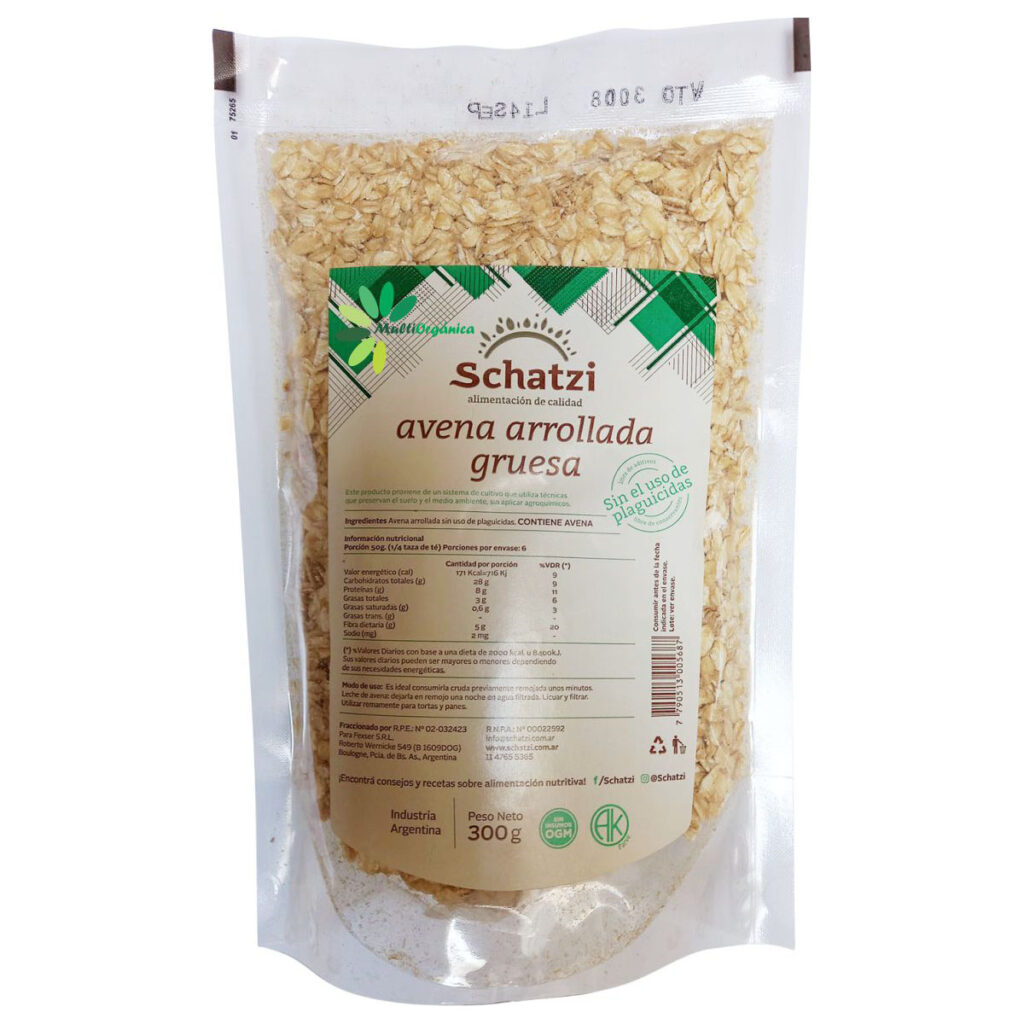 Avena Arrollada Gruesa Schatzi Grs Multiorg Nica