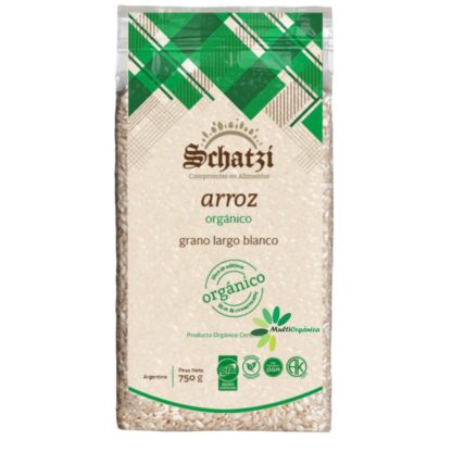 Arroz blanco orgánico Schatzi 750 grs.