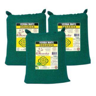 Yerba Mate Organica Arpillera La Obereña x 1 Kg - Sin Tacc (Pack x 3 Uni)
