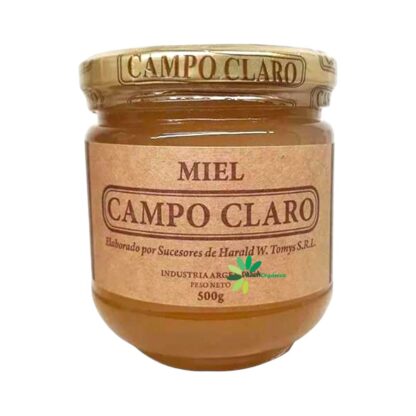 Miel Orgánica Campo Claro por 500 grs.