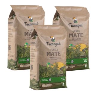 Yerba Mate Tucanguá 1 kg Orgánica (Pack x 3 Unidades)