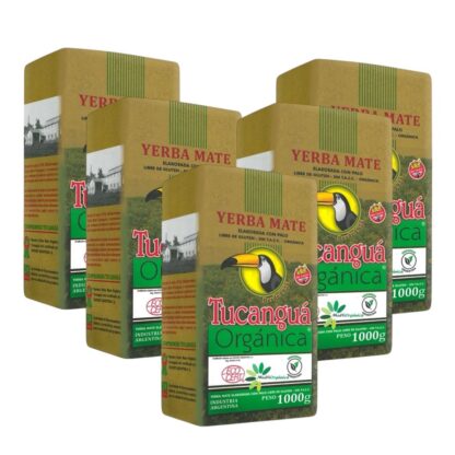 Yerba mate Tucanguá 1 kg orgánica x 5 Unidades