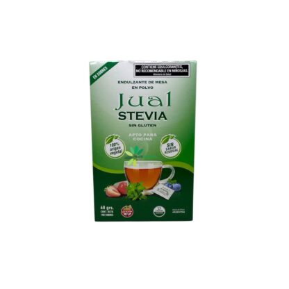 Stevia en polvo sobres Jual 100 uni natural