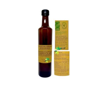 Aceite de girasol orgánico Campo Claro 500ml AltoOleico