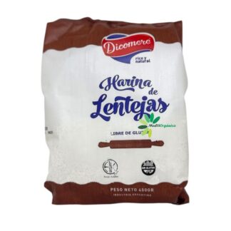 Harina De Lentejas X 450gr - Libre de Gluten -Dicomere